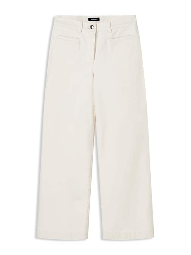 Abbildung Ecru Denim Culotte Abbildung Ecru Denim Culotte