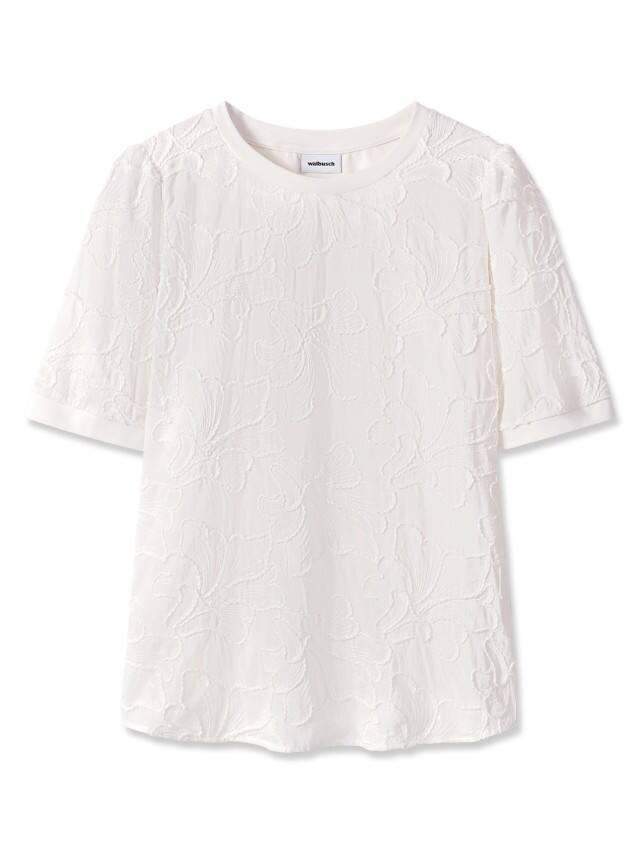 Blusenshirt mit Stickerei in Weiß
