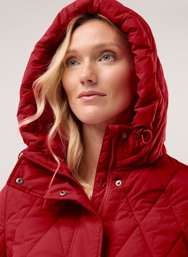 Abbildung Oberkörper Dame in Jacke