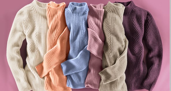 Warme Damen-Pullover in vielfältigen Designs 