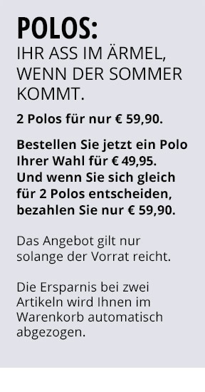 Jetzt testen: 2 Polos nur € 59,90 | Walbusch