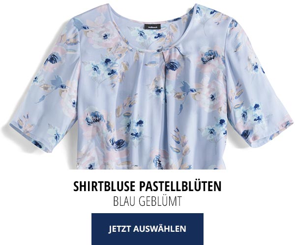 Sommerblusen nur 29,95€: Shirtbluse Pastellblüten | Walbusch