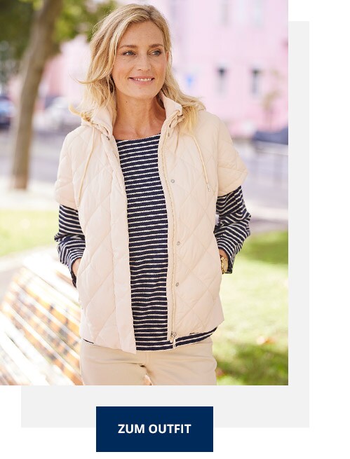 Outfit Steppweste Hoodie | Walbusch