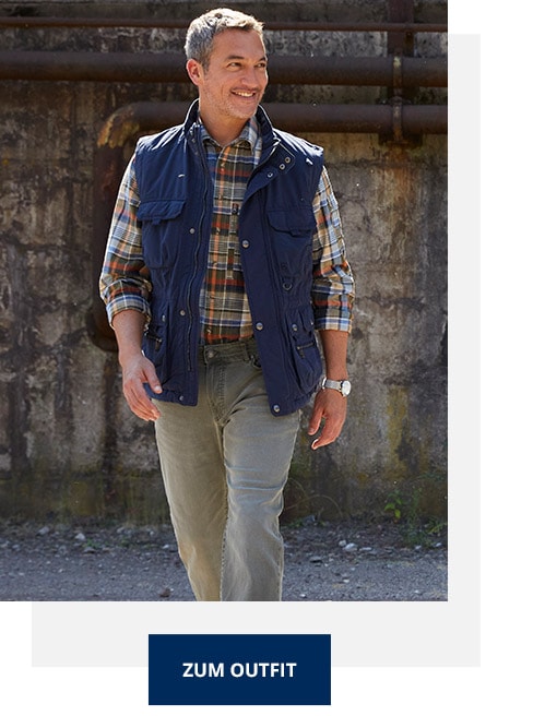 Outfit Multitaschen Weste | Walbusch