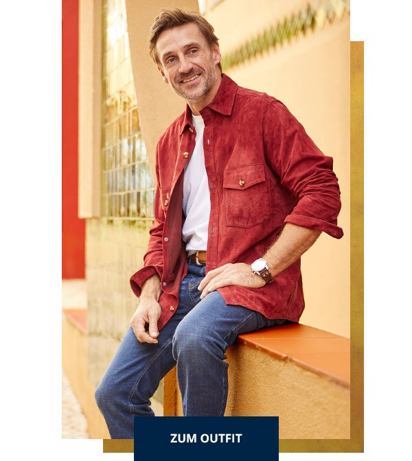 Outfit Ziegenvelours- Hemdjacke | Walbusch