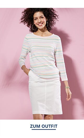 Outfit Sommer-Cotton-Pullover Miami | Walbusch