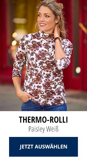 Thermo-Rolli - Paisley Weiss | Walbusch