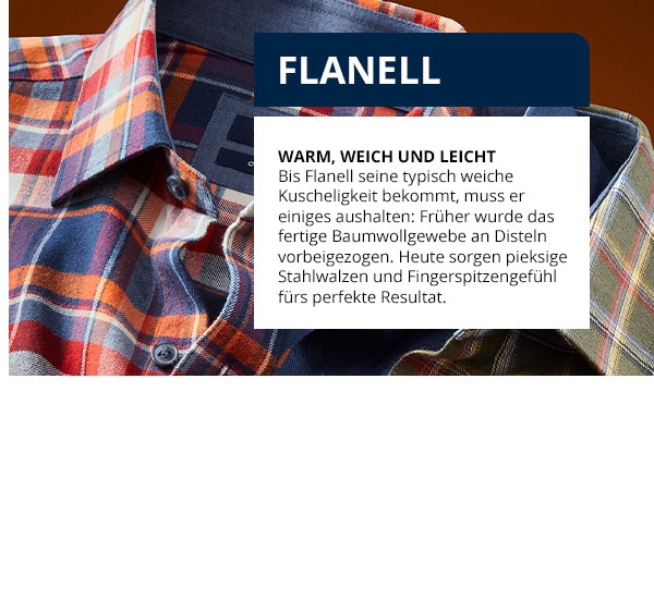 Flanell: Warm, weich und leicht | Walbusch