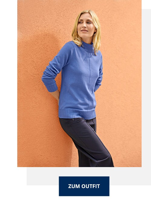 Outfit Cashmere-Seide-Pullover | Walbusch