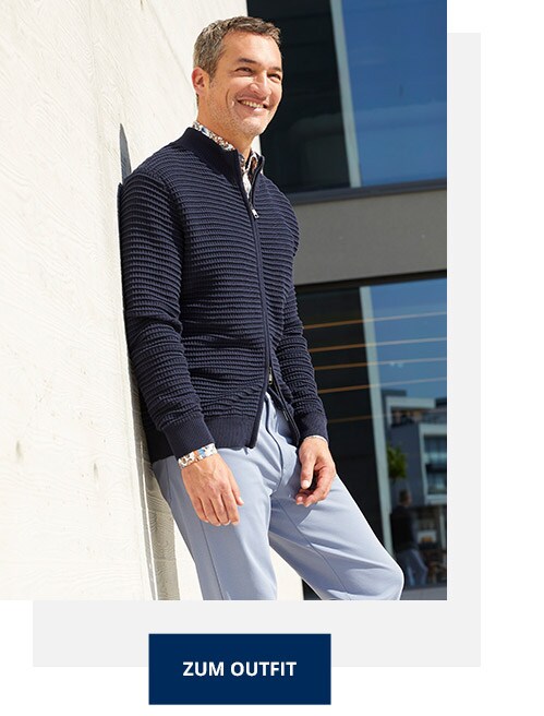 Outfit Bestklima-Strickjacke | Walbusch