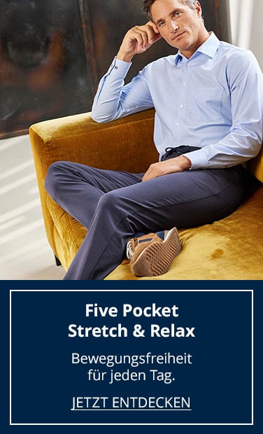 Kult Artikel Five Pocket Stretch & Relax | Walbusch