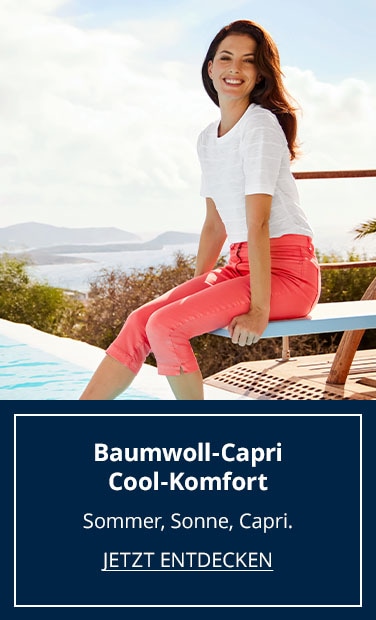 Kult Artikel Baumwoll-Capri Cool-Komfort | Walbusch