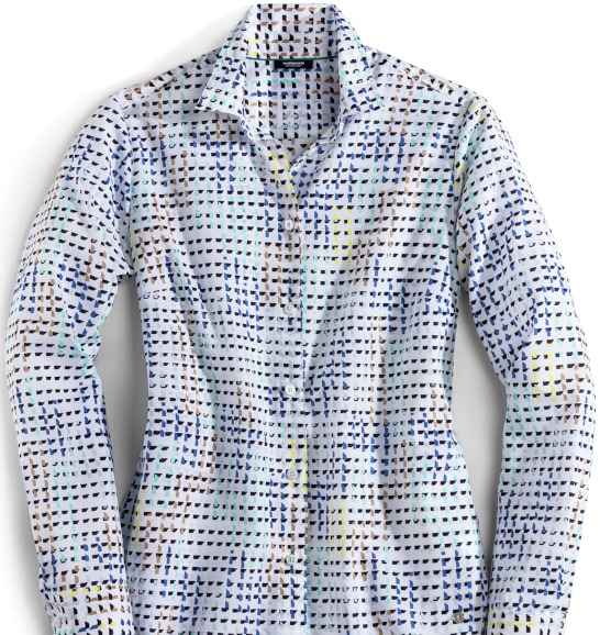 Karo, Tupfen oder Paisley: Gemusterte Blusen Karo, Tupfen oder Paisley: Gemusterte Blusen