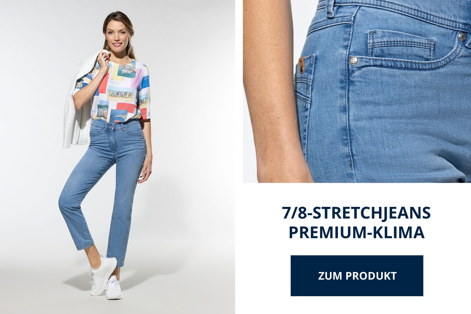 7/8-Stretchjeans Premium-Klima | Walbusch