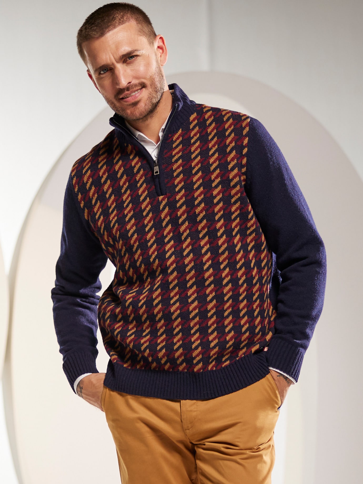 Outfit Wollmix-Troyer
