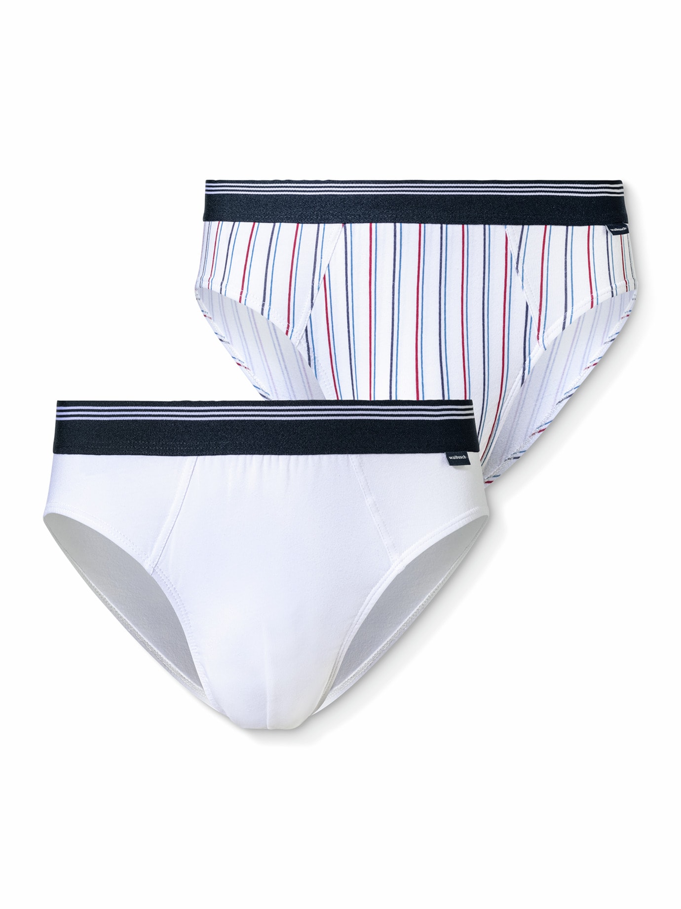 Slip Dessin Duo 2er Pack Maritim Weiß