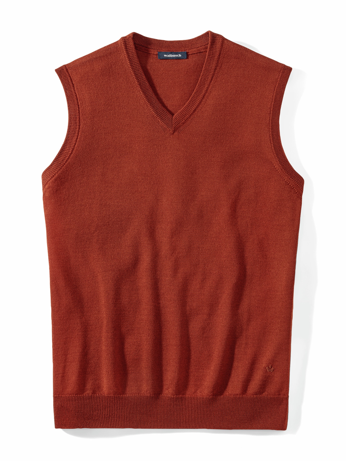 Merino-Mix V-Pullunder Terra