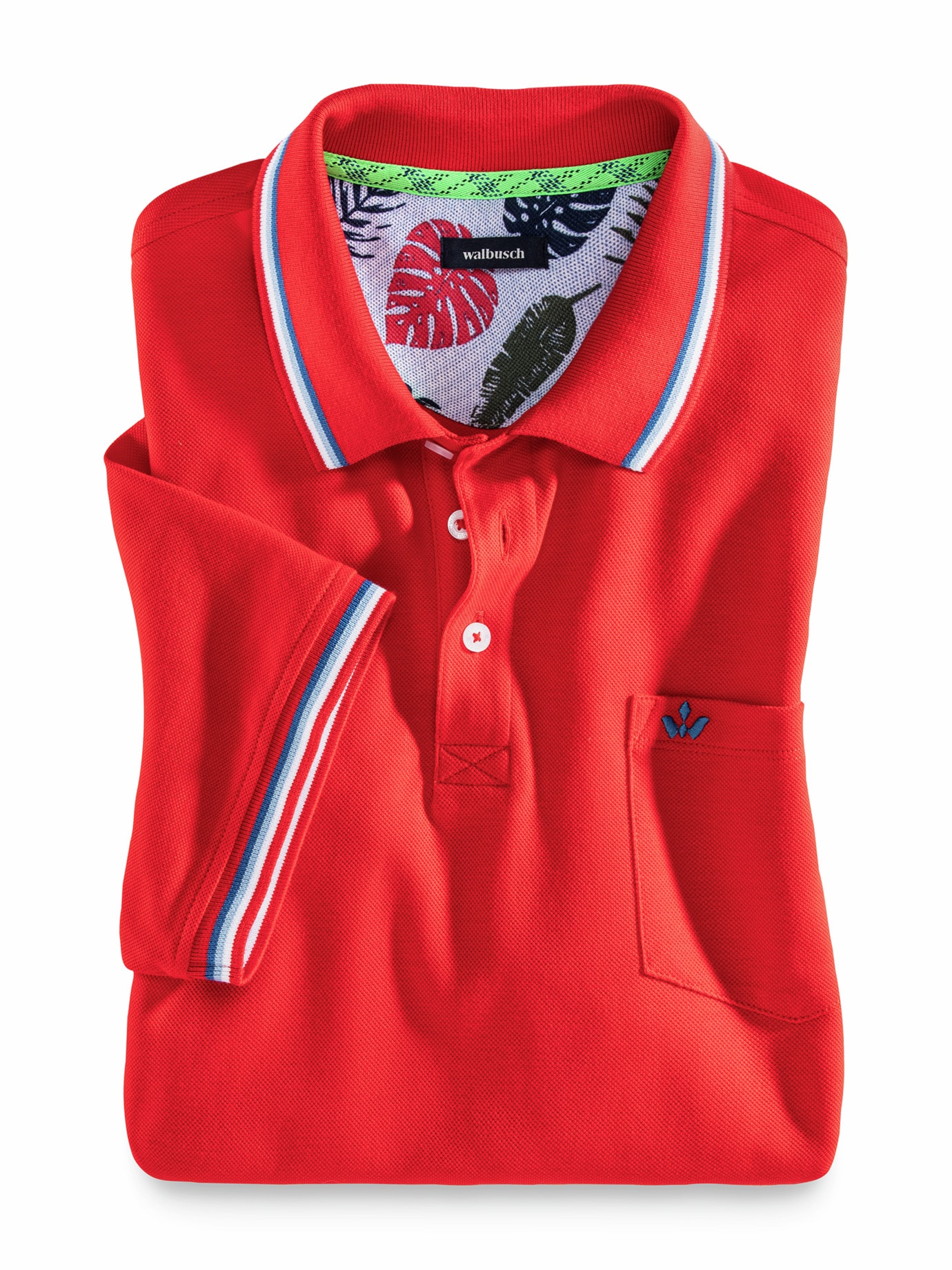 Pique-Polo Hitzefrei Rot