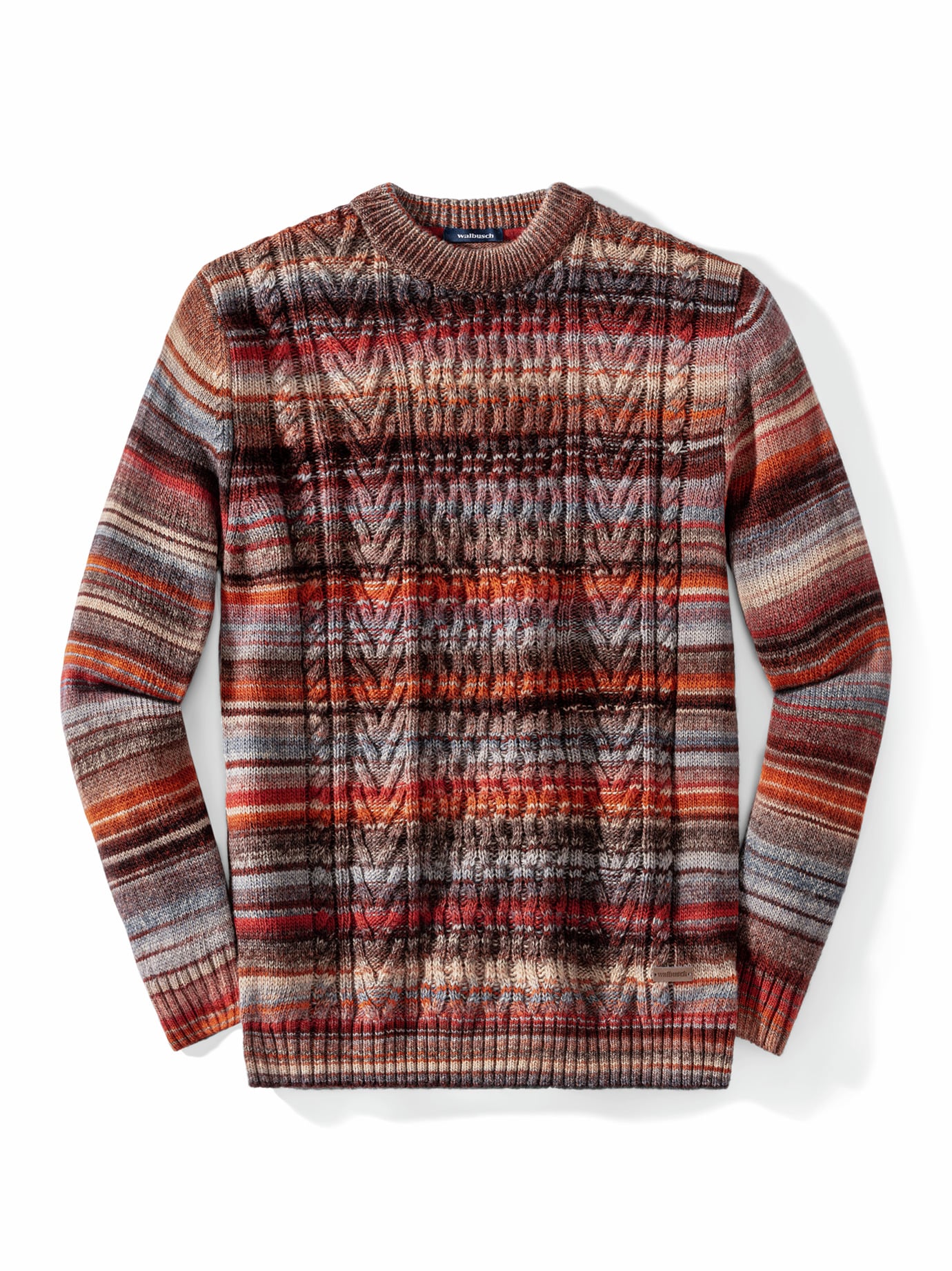 Zopf-Pullover Einzelstück Terra