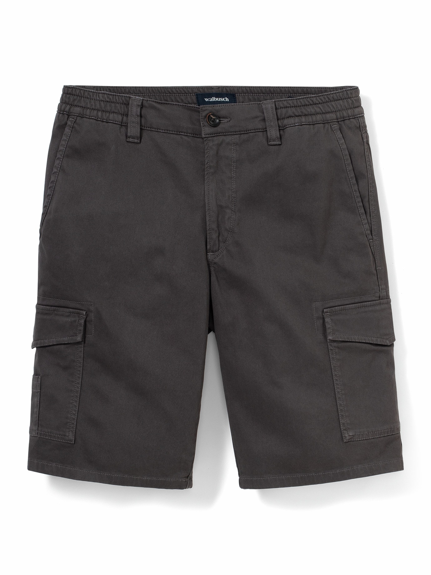 8-Taschen-Cargo-Bermudas Asphalt