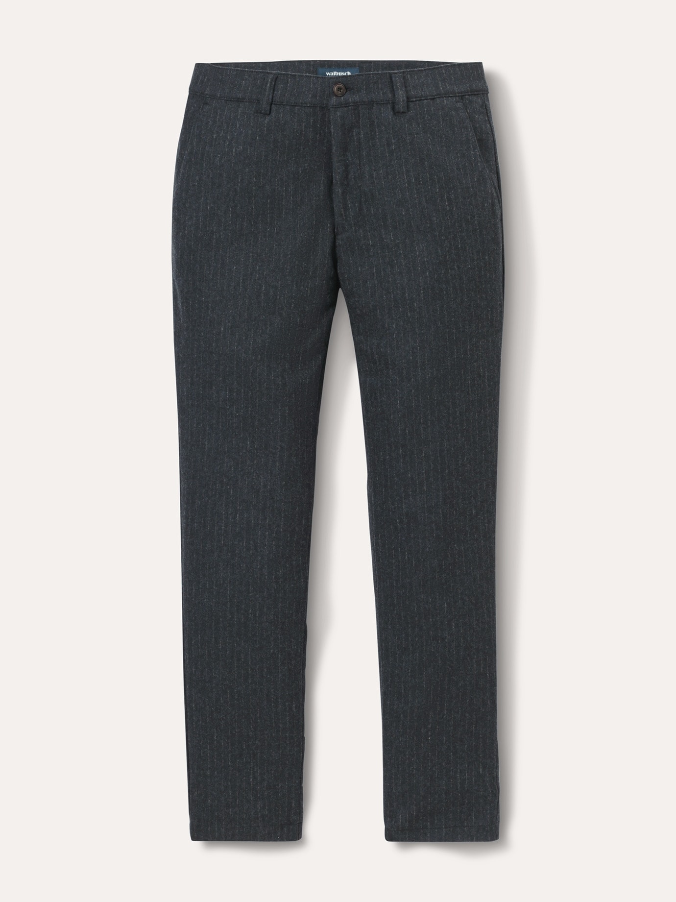 Premium Sport-Flanell Hose Anthrazit Gestreift