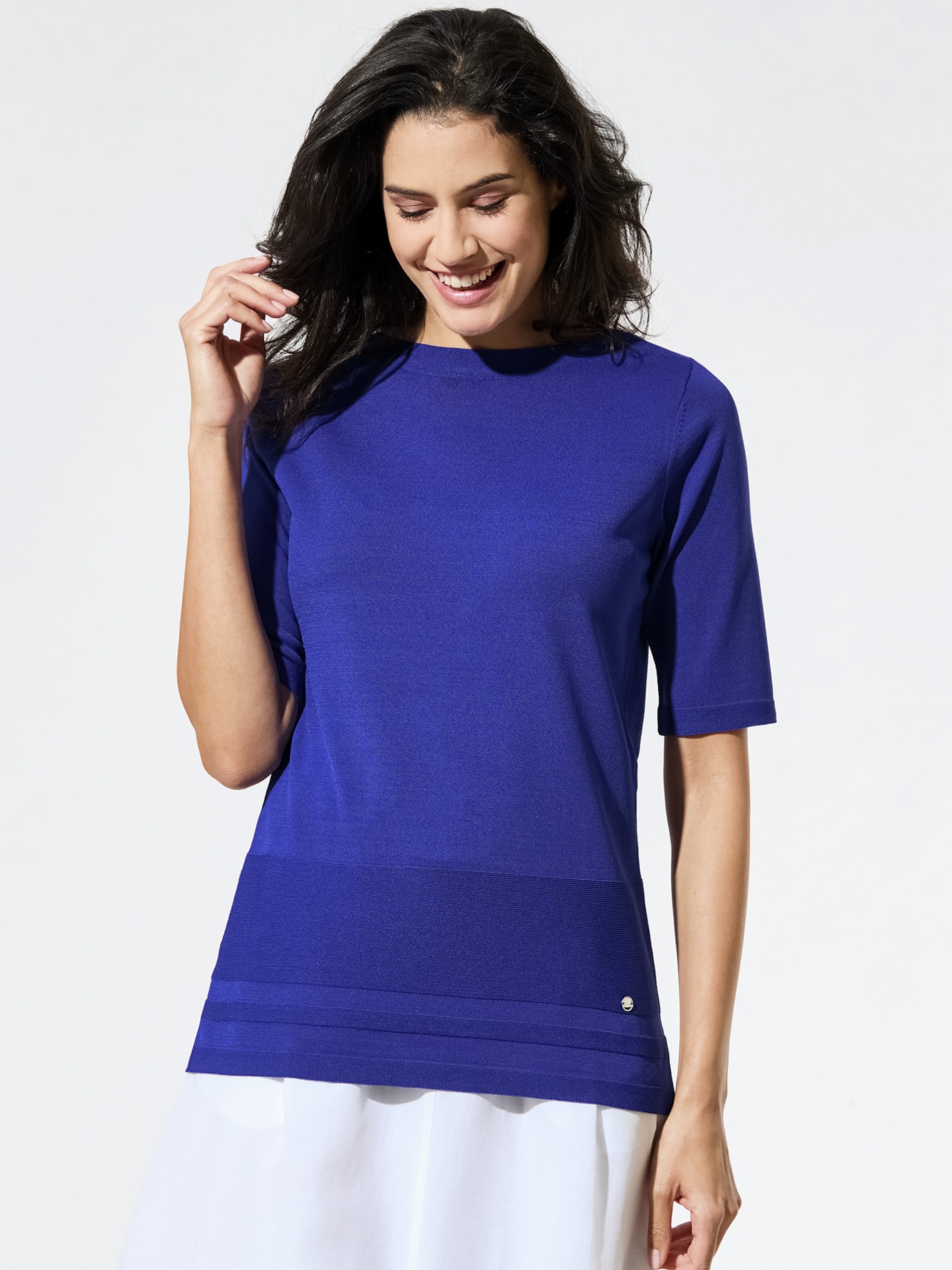 Shirt-Pullover Cool Touch Lapisblau