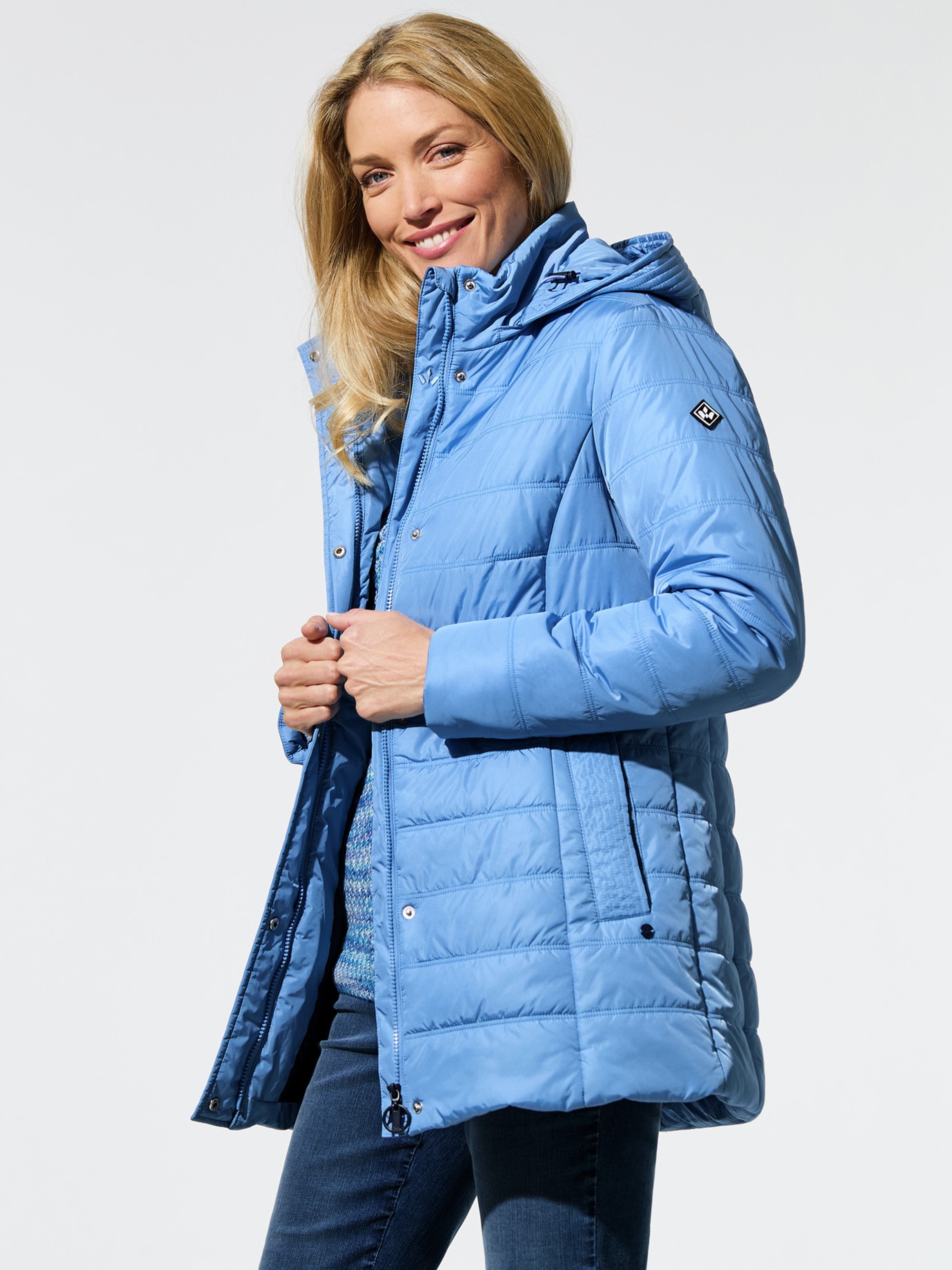 Aquastop Steppjacke 2.0 Ozeanblau