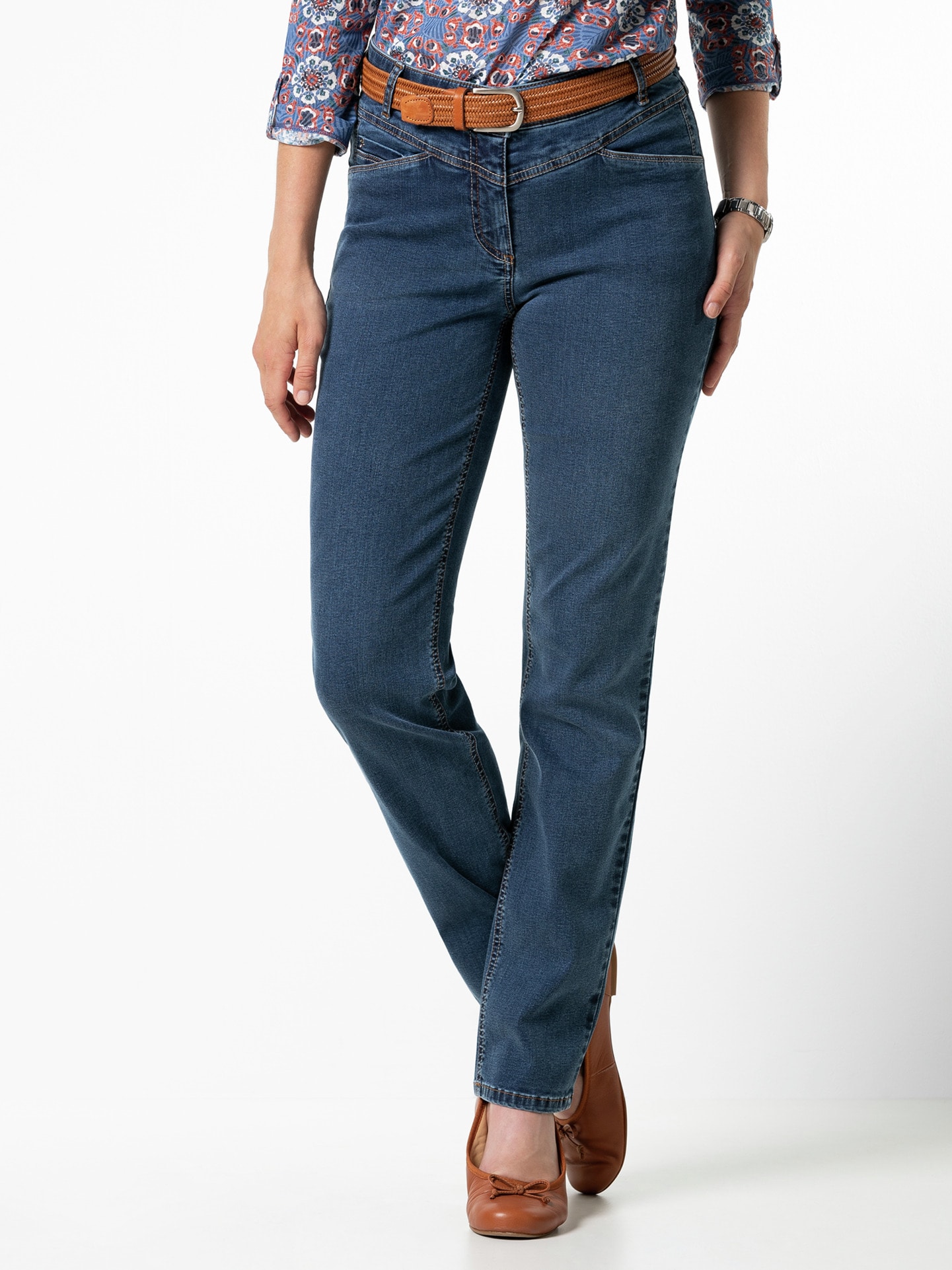 Powerstretch-Jeans Mid Blue
