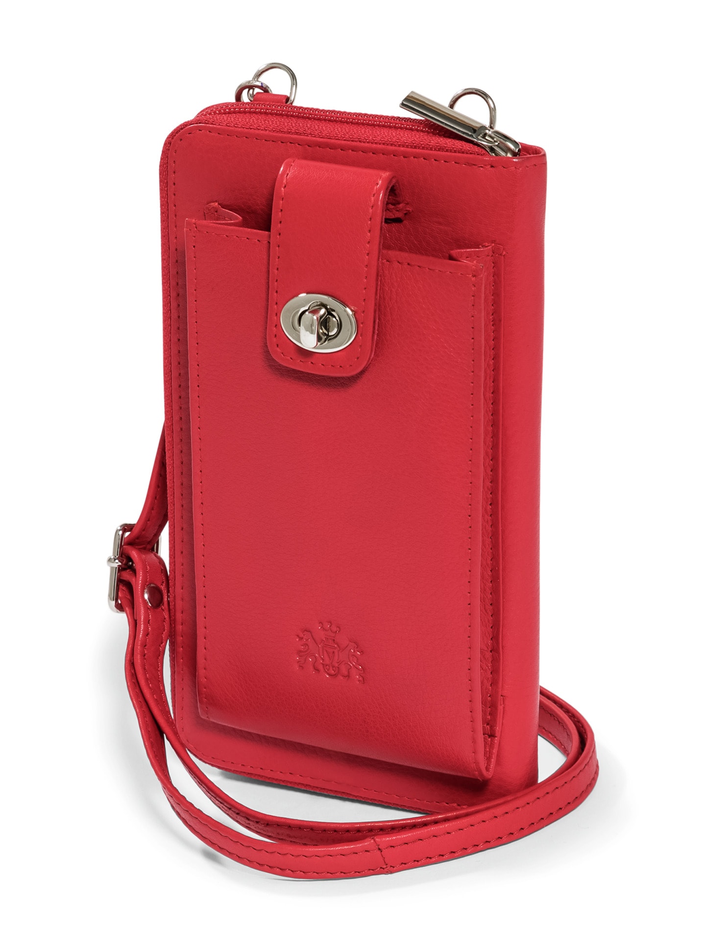 Leder-Handytasche Rot