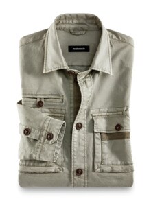 Hemdjacke Garment Dyed
