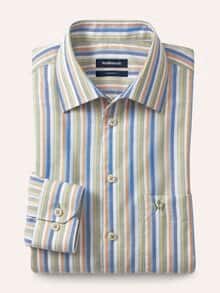 Extraglatt-Hemd Tropical Streifen