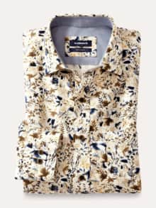 Flanell-Hemd Gesucht-Gefunden Druck Natur