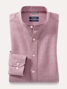 Flanell Stehkragen-Hemd Dessin 1