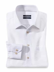 Extraglatt-Hemd Tropical Weiß