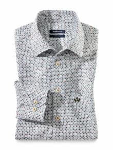 Extraglatt-Hemd Tropical Druck Minimal