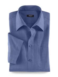 Extraglatt-Hemd Tropical Rauchblau