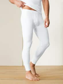 Thermo-Hose lang 2er-Pack Weiß