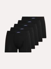 Baumwoll-Pants Everyday 5er Set Schwarz