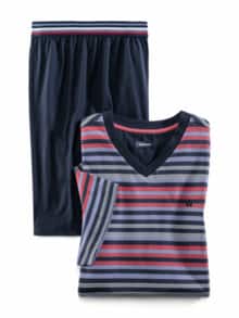 V-Shorty Maritim Streifen