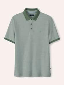 Freizeitpolo Extraglatt Salbei grün