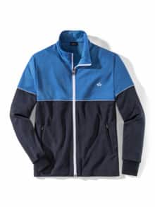 Extraglatt Freizeitjacke Stahlblau