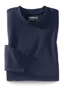 Langarm-Shirt Rundhalsausschnitt Marine