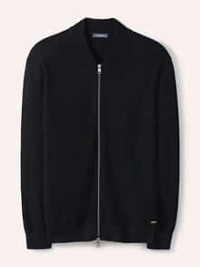 Zip-Jacke Ministruktur Marine