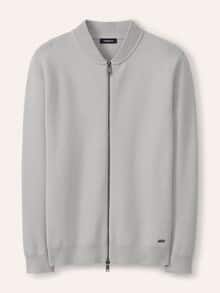 Milano Zip-Jacke Stein