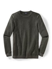 Strukturpullover Merino Extrafein Salbei