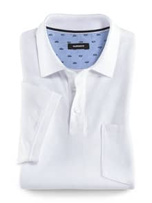 Pique-Polo Pima Cotton Weiß