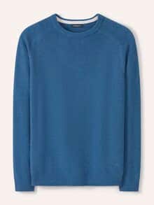Ottoman Pullover Rauchblau