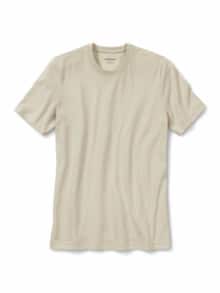T-Shirt Rundhalsausschnitt Natur