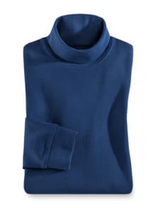 Rollkragen-Shirt Royalblau