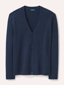 Milano Cardigan mit Baumwolle Marine